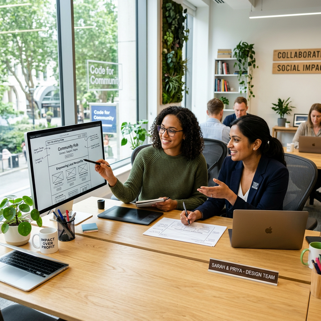 Hands working together in community support placeholder